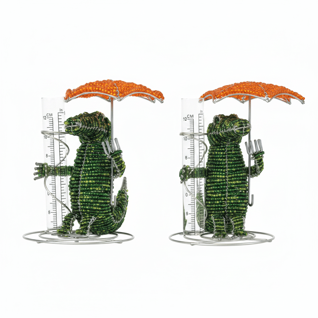 Rain Gauge, Gator (Set of 2) - Che Cose Belle