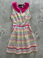 Rainbow Drop Collared Dress - Che Cose Belle