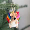 Rainbow Hedgehog Ornament - Che Cose Belle