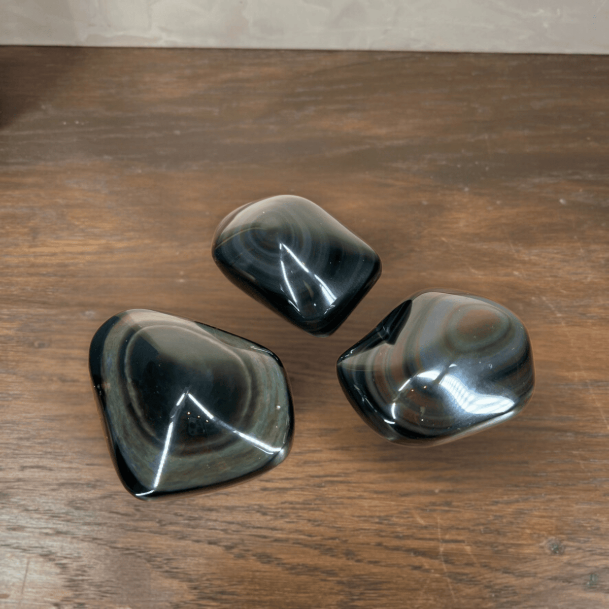 Rainbow Obsidian Palm Stones - Che Cose Belle