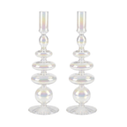 Rainbow Prism Candle Holder - Pair - Che Cose Belle