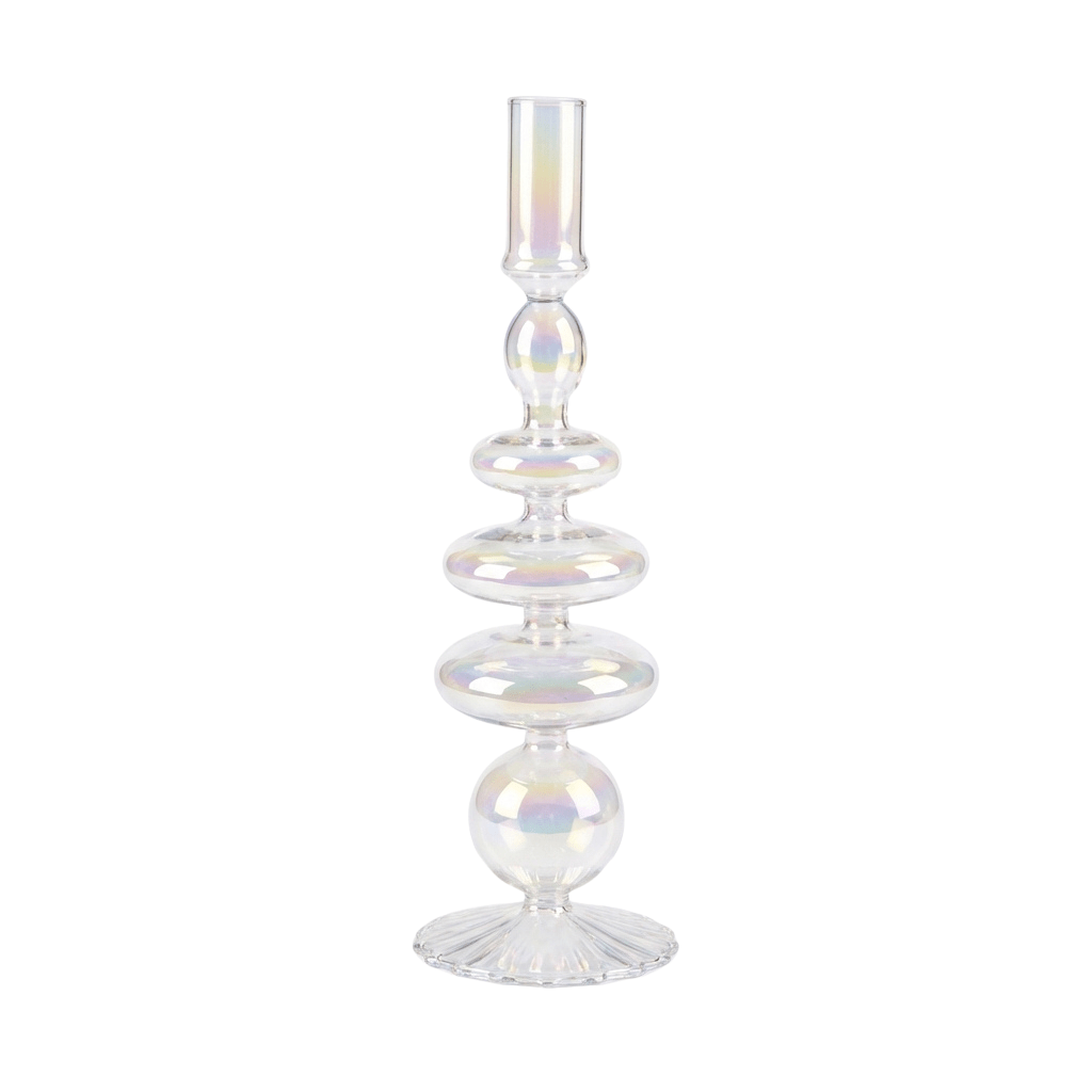 Rainbow Prism Candle Holder - Pair - Che Cose Belle