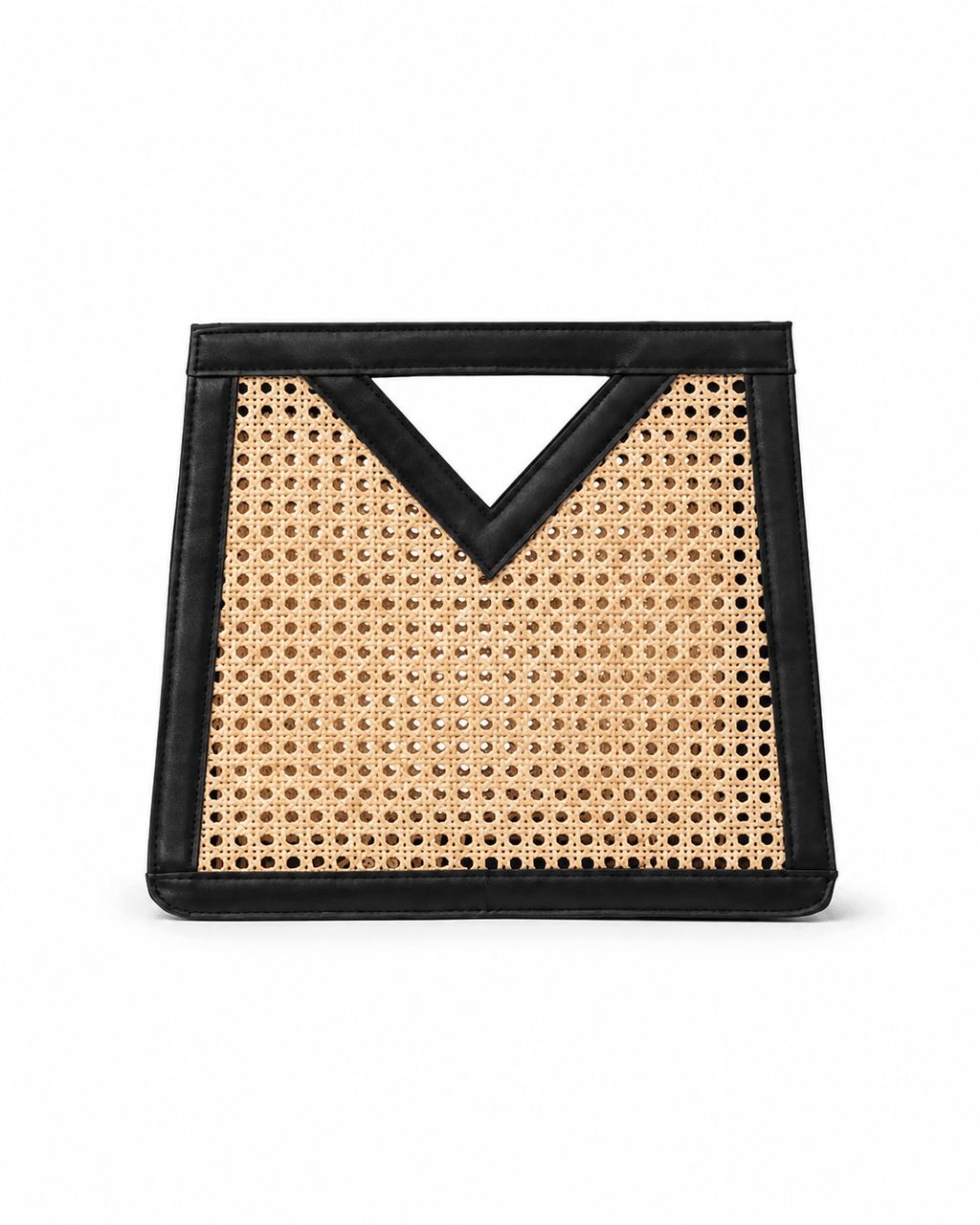 Raja Leather and Cane Handbag - Che Cose Belle