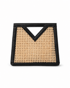 Raja Leather and Cane Handbag - Che Cose Belle