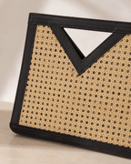 Raja Leather and Cane Handbag - Che Cose Belle