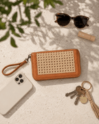 Raja Leather and Cane Wallet - Che Cose Belle