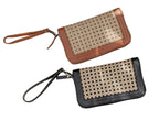 Raja Leather and Cane Wallet - Che Cose Belle