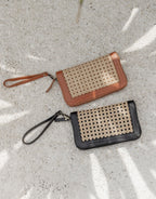 Raja Leather and Cane Wallet - Che Cose Belle