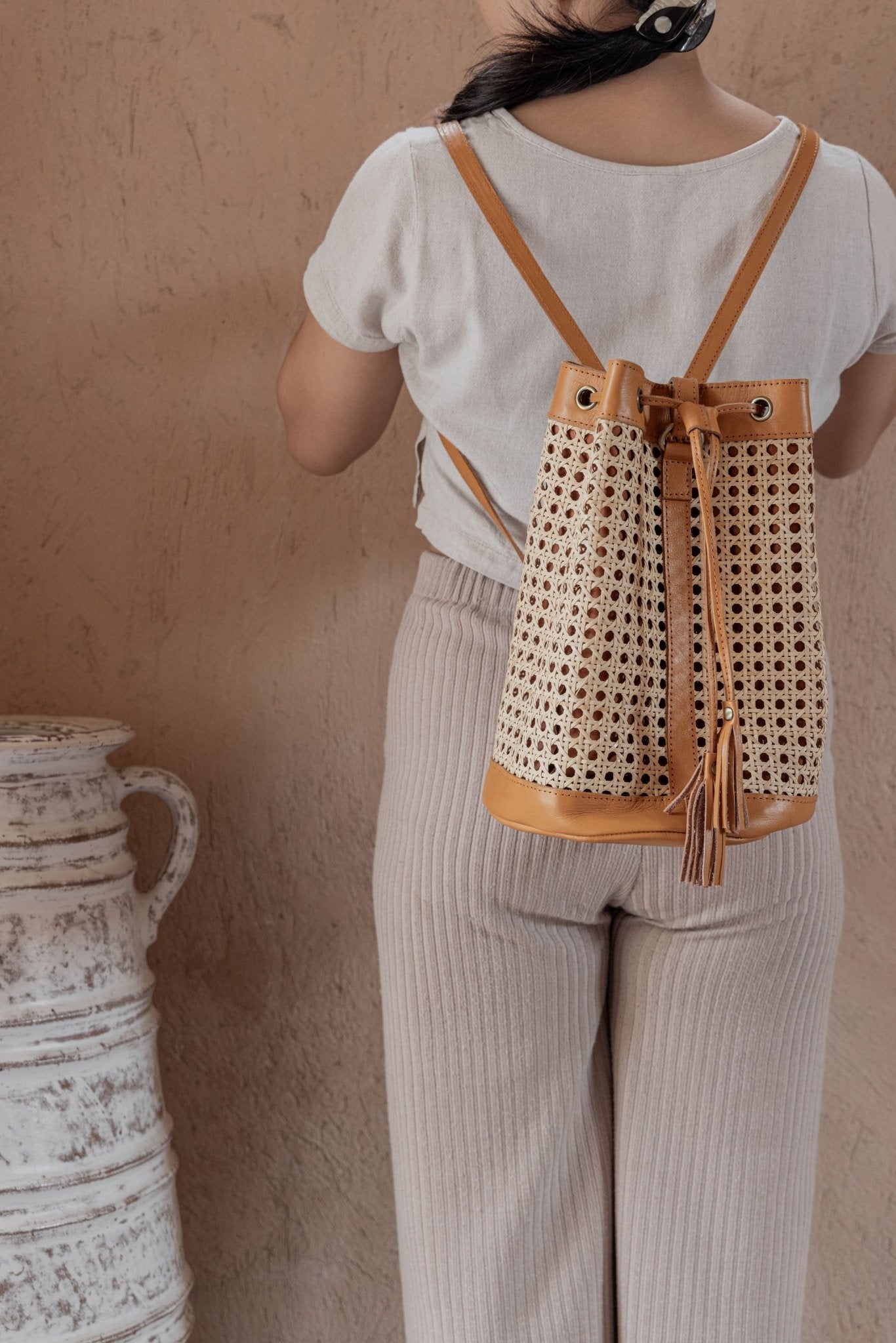 Raja Leather Backpack - Che Cose Belle