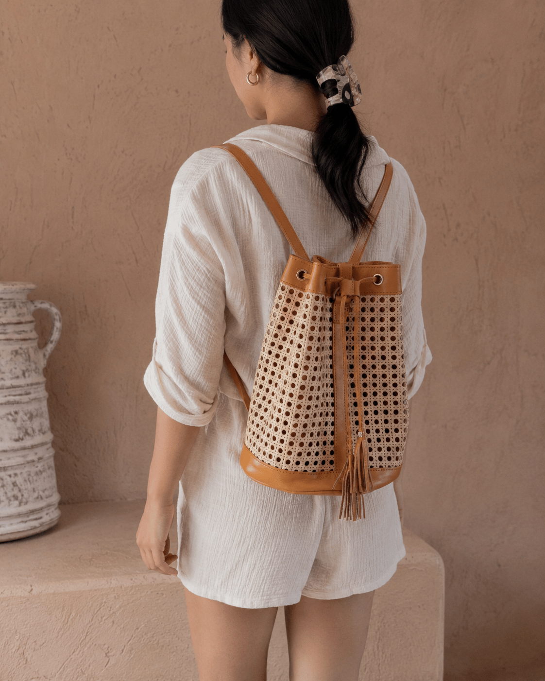 Raja Leather Backpack - Che Cose Belle