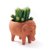 Rakshana Elephant Plant Pot - Terracotta - Che Cose Belle
