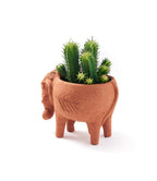 Rakshana Elephant Plant Pot - Terracotta - Che Cose Belle