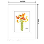 Ranunculus in Vase, Print (7923A) - Che Cose Belle