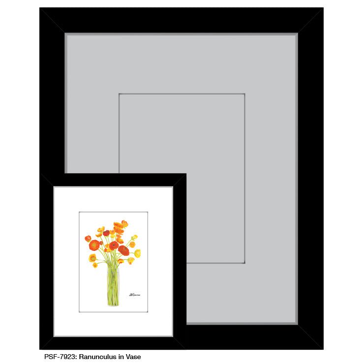 Ranunculus in Vase, Print (7923A) - Che Cose Belle