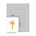 Ranunculus in Vase, Print (7923A) - Che Cose Belle