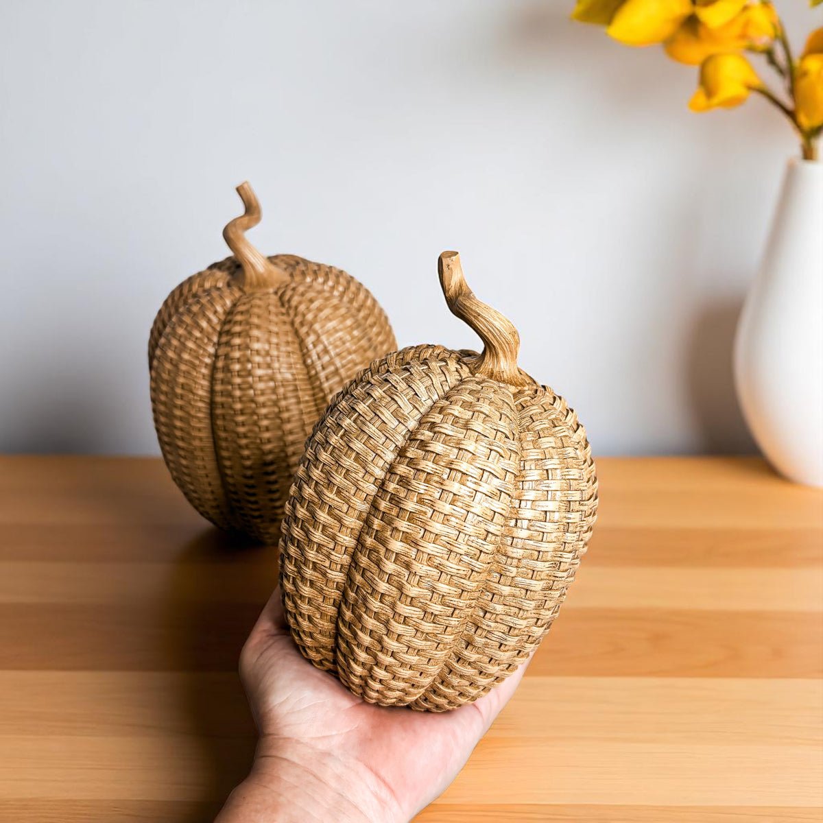 Rattan Pumpkins - Che Cose Belle