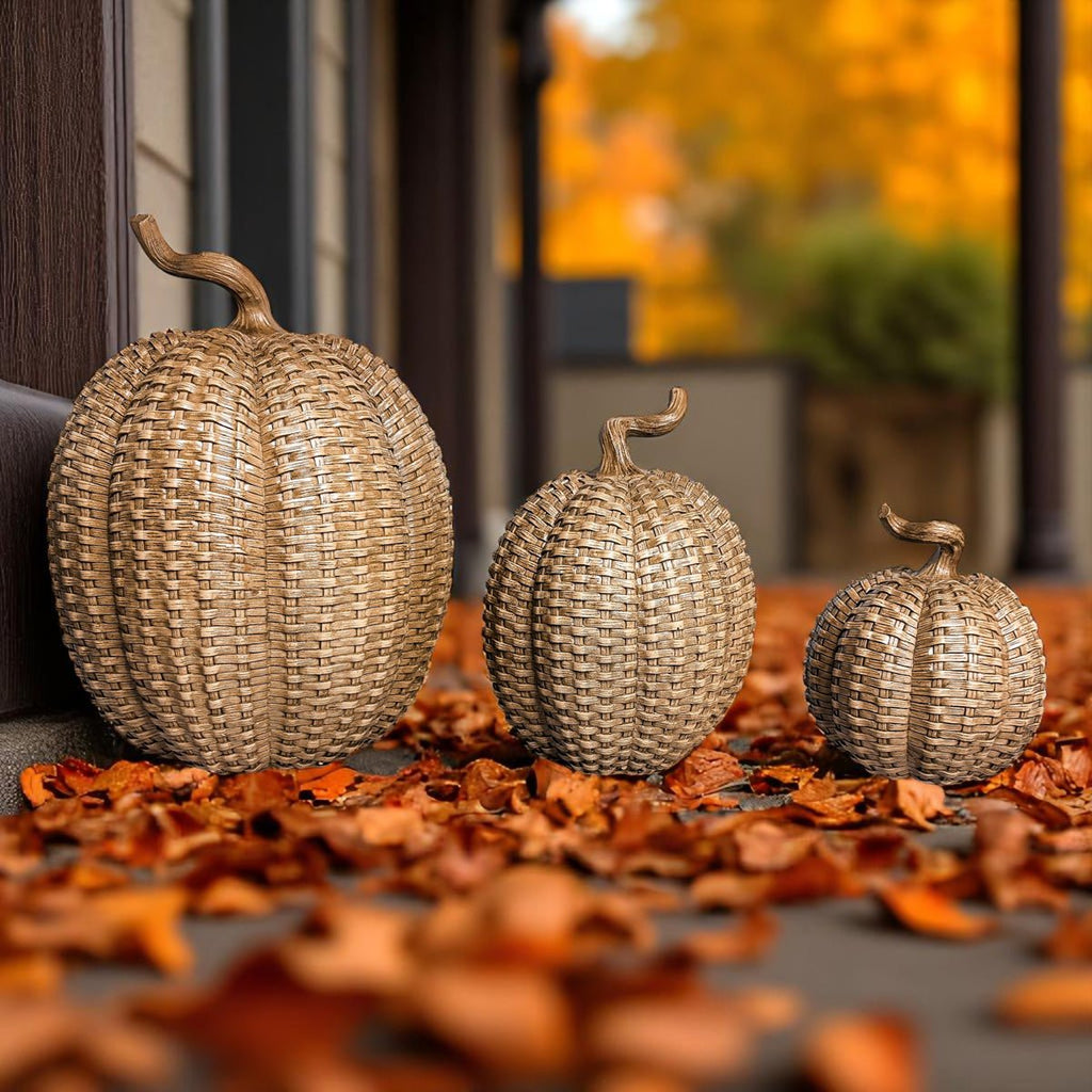 Rattan Pumpkins - Che Cose Belle