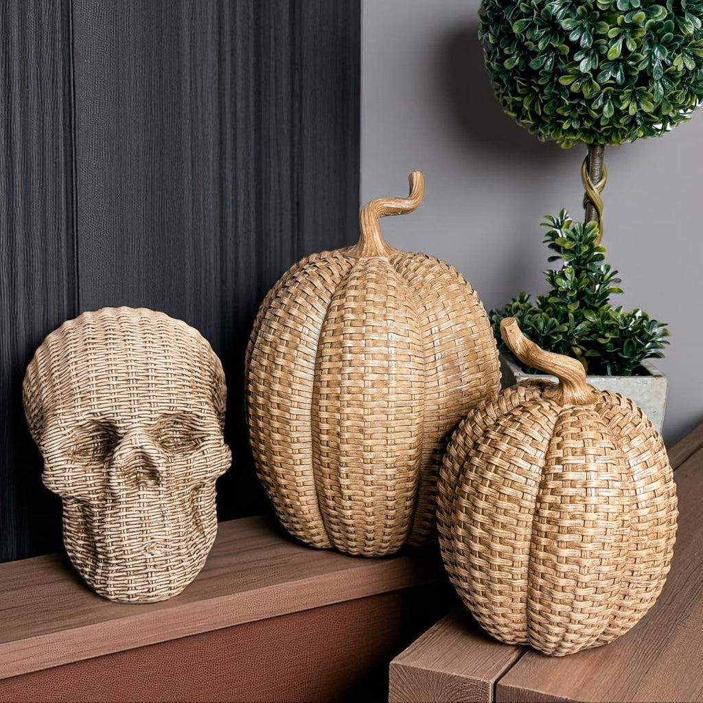 Rattan Pumpkins - Che Cose Belle