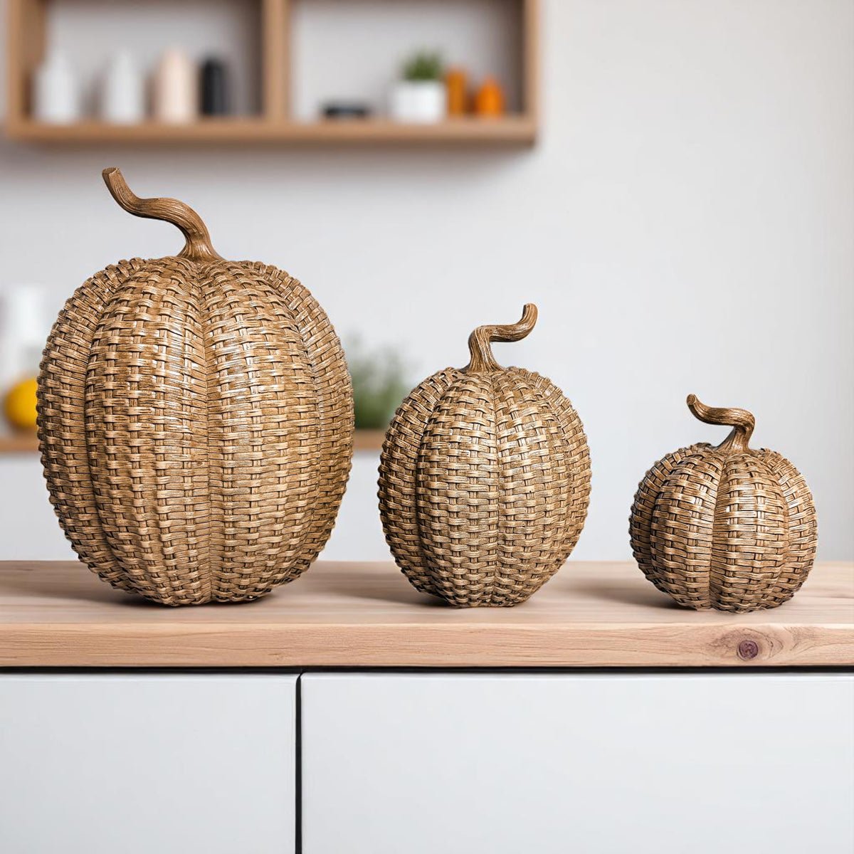 Rattan Pumpkins - Che Cose Belle