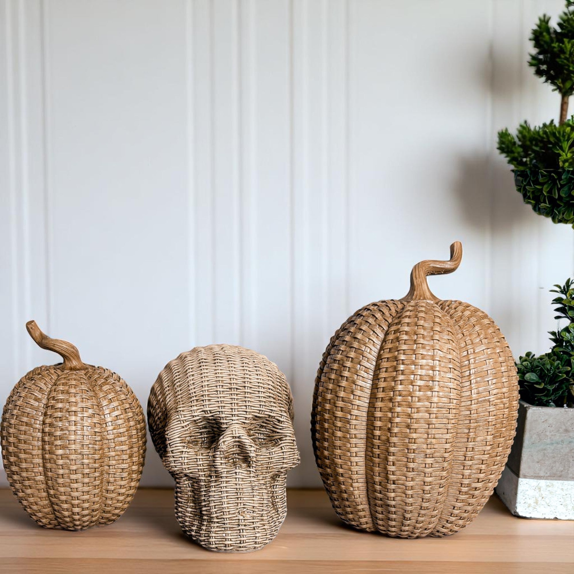 Rattan Pumpkins - Che Cose Belle