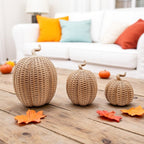 Rattan Pumpkins - Che Cose Belle