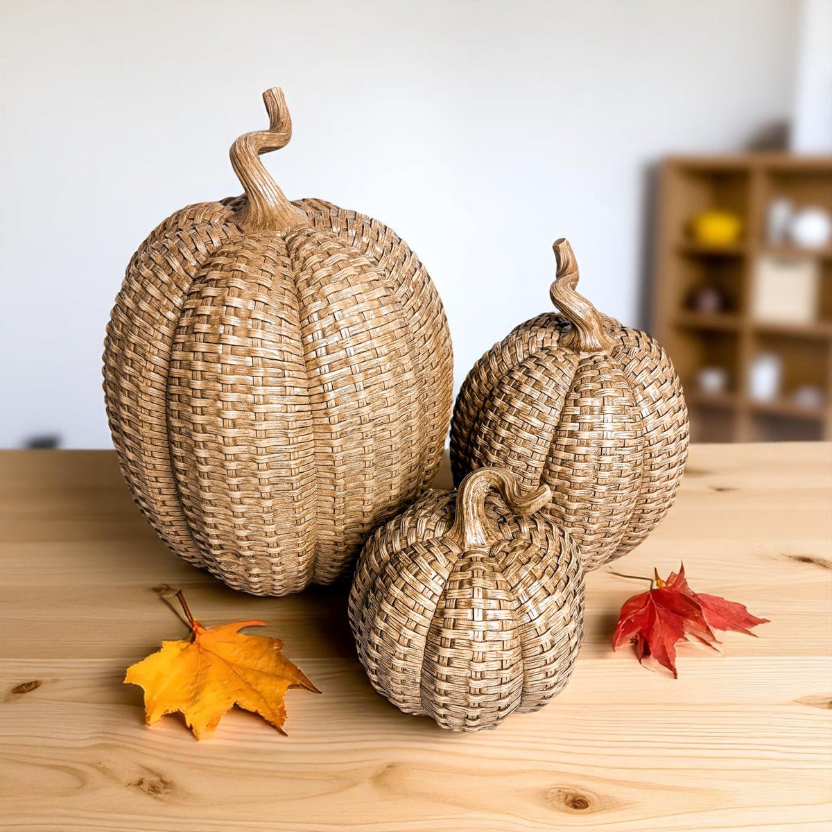Rattan Pumpkins - Che Cose Belle