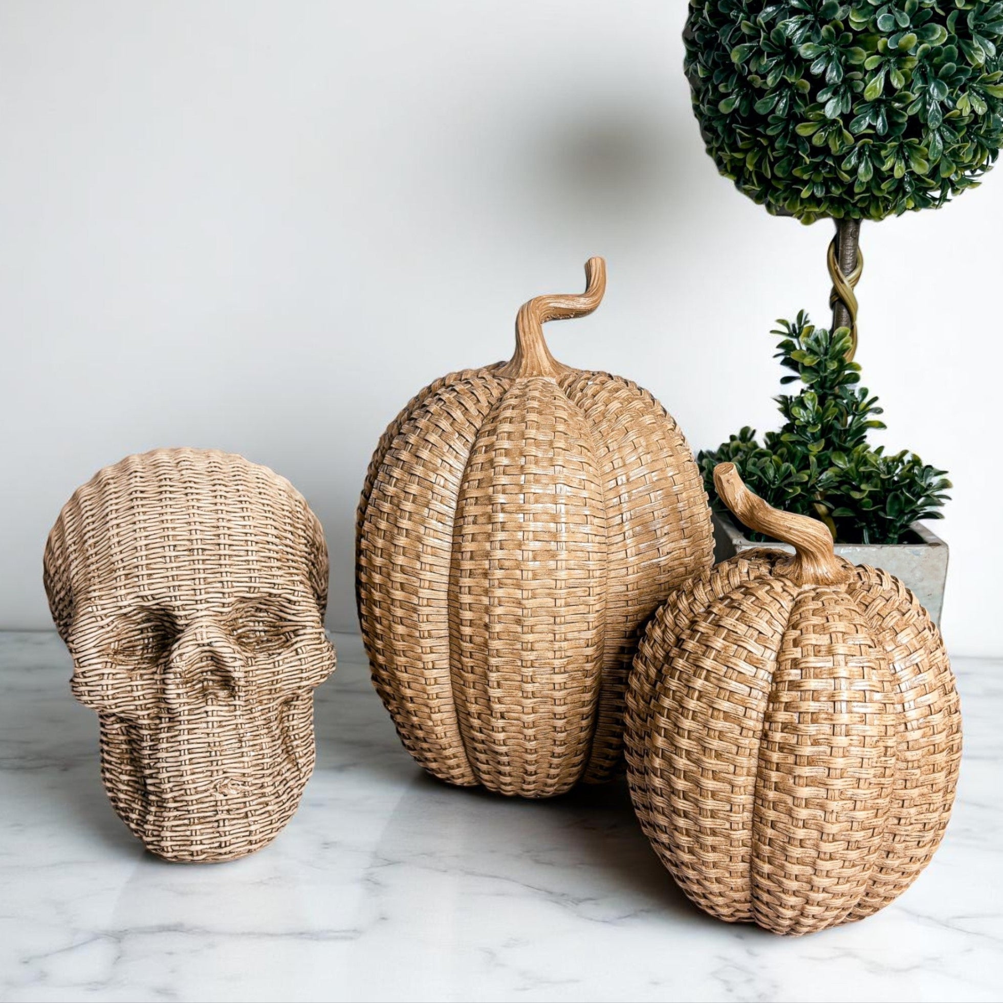 Rattan Pumpkins - Che Cose Belle