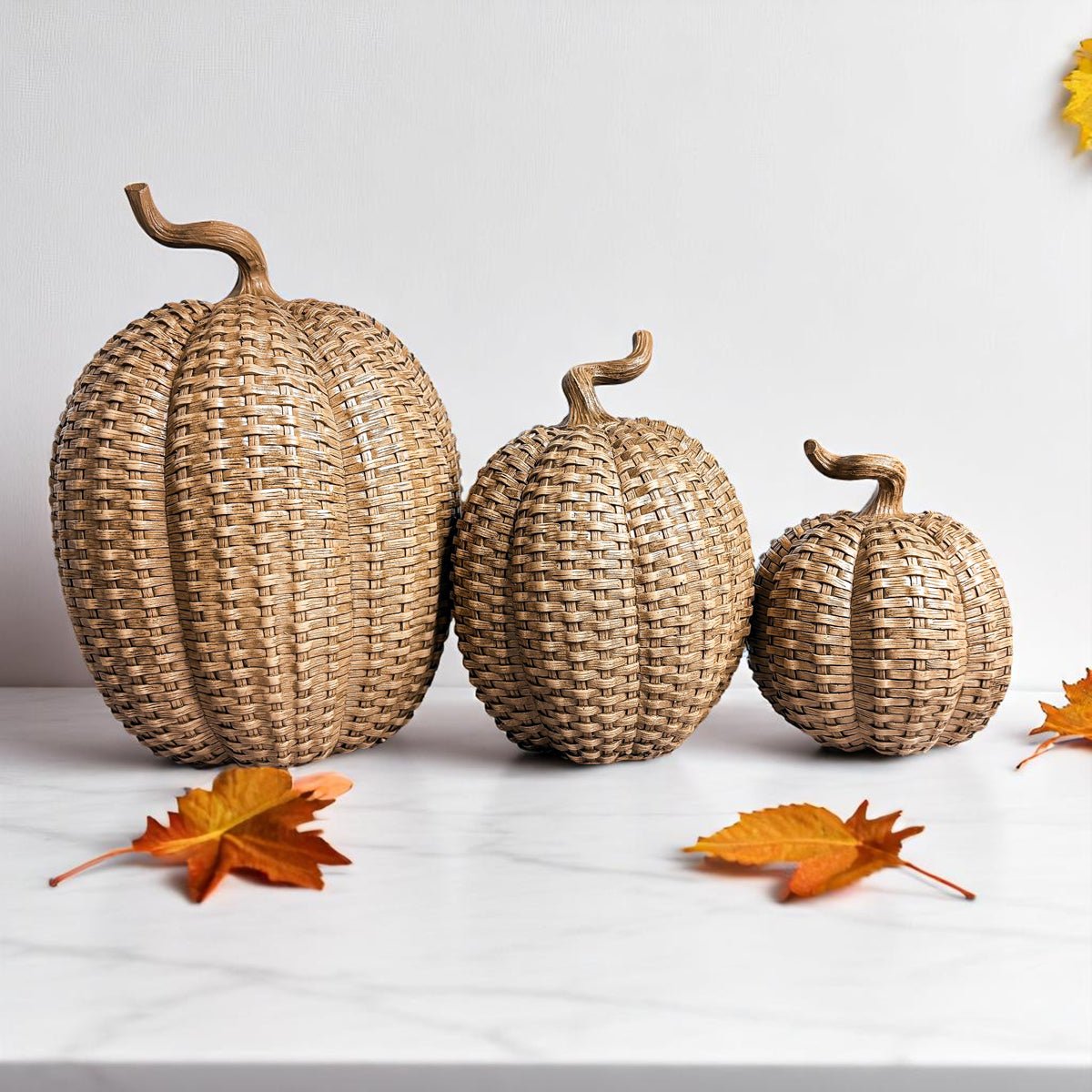 Rattan Pumpkins - Che Cose Belle