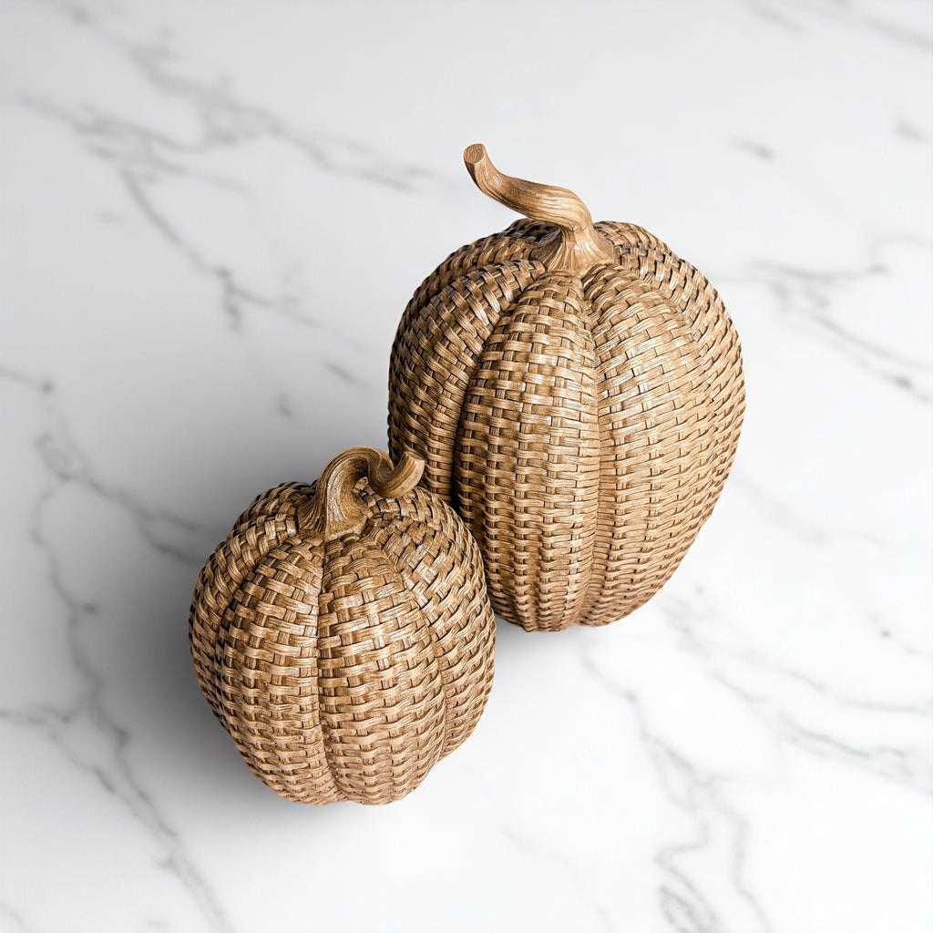 Rattan Pumpkins - Che Cose Belle