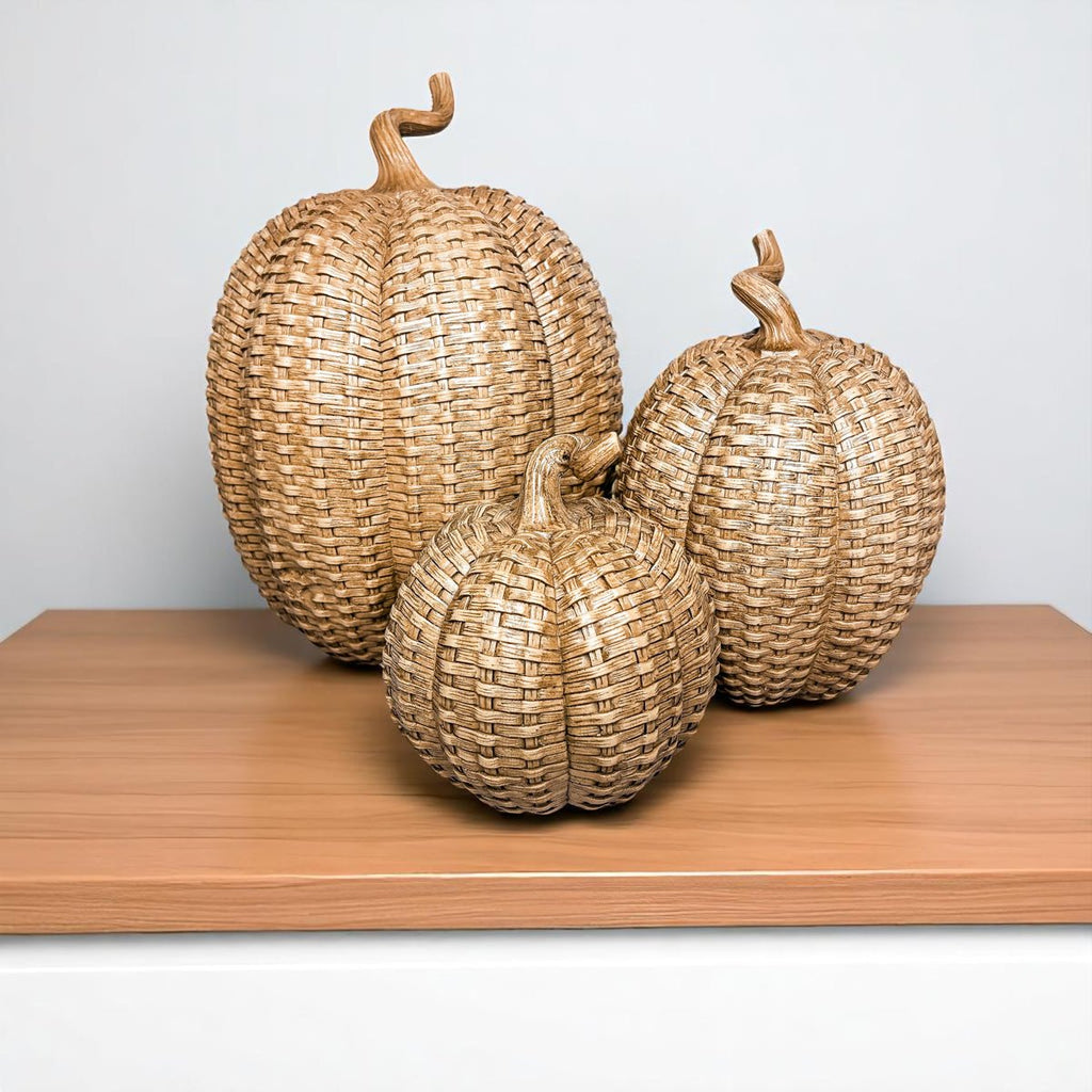 Rattan Pumpkins - Che Cose Belle