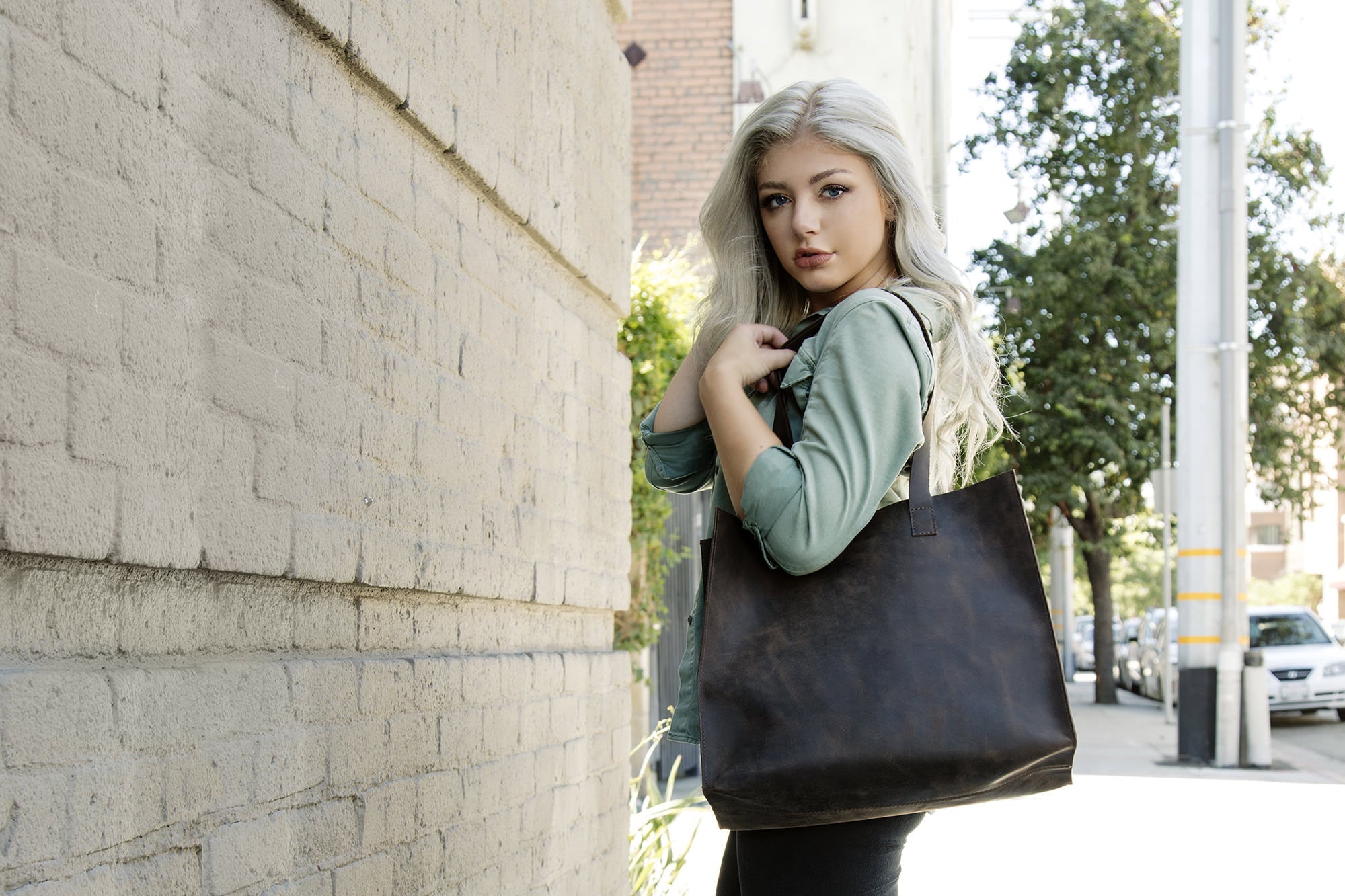 Raw Edge Tote - Che Cose Belle