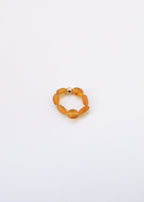 Raw Honey Baltic Amber + 14K Gold Filled || Beaded Ring Stack - Che Cose Belle