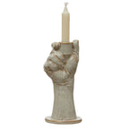 Reactive Glaze Stoneware Hand-Shaped Taper Candle Holder - Che Cose Belle