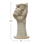 Reactive Glaze Stoneware Hand-Shaped Taper Candle Holder - Che Cose Belle