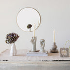 Reactive Glaze Stoneware Hand-Shaped Taper Candle Holder - Che Cose Belle