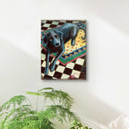 Ready When You Are Wooden Wall Art by Laura Seeley - Pets Dog and Cats Decor - 8511117B - Che Cose Belle