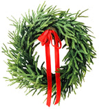 Real Touch Norfolk Pine Winter Wreath - Che Cose Belle