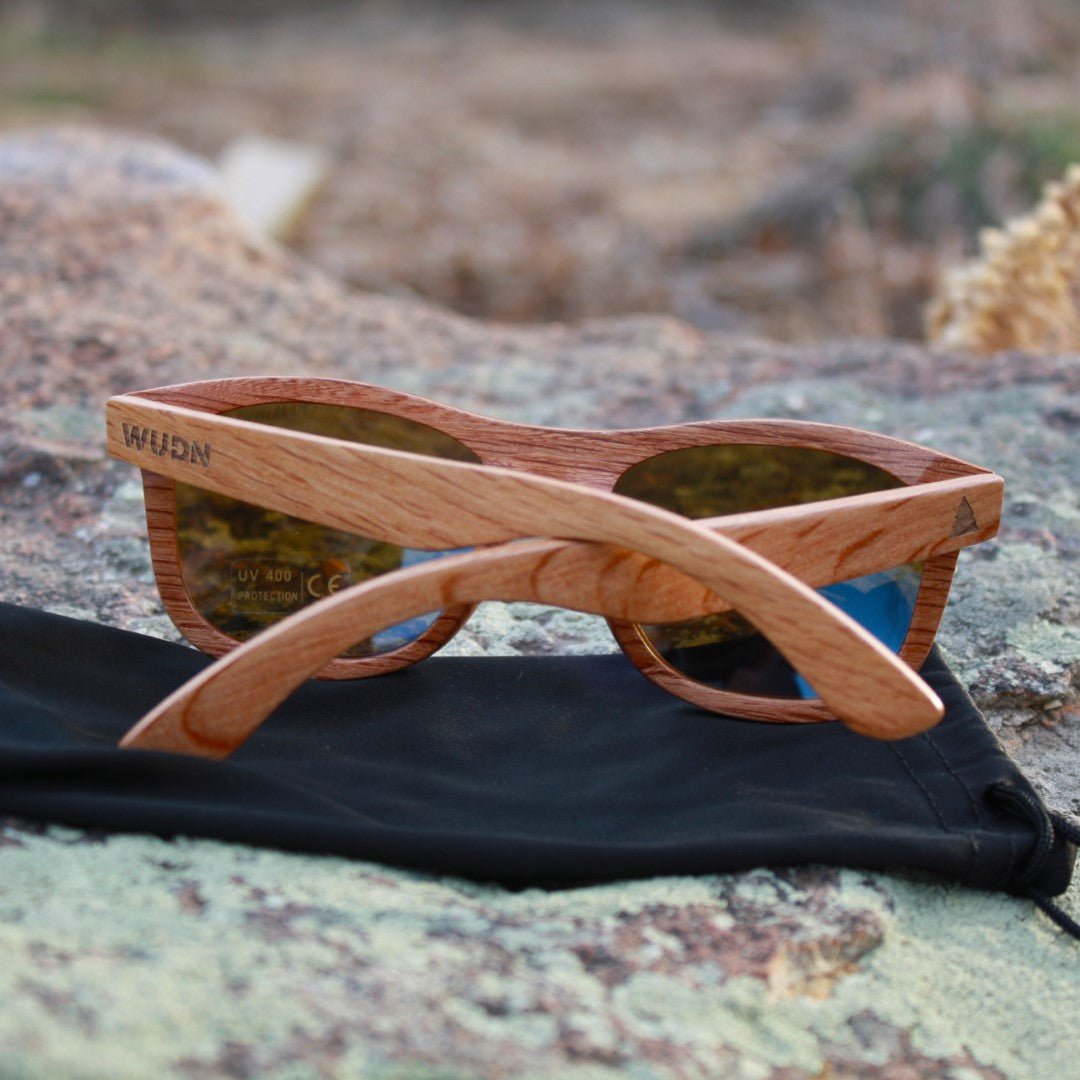 Real Zebra All Wood Jacks Sunglasses by WUDN - Che Cose Belle