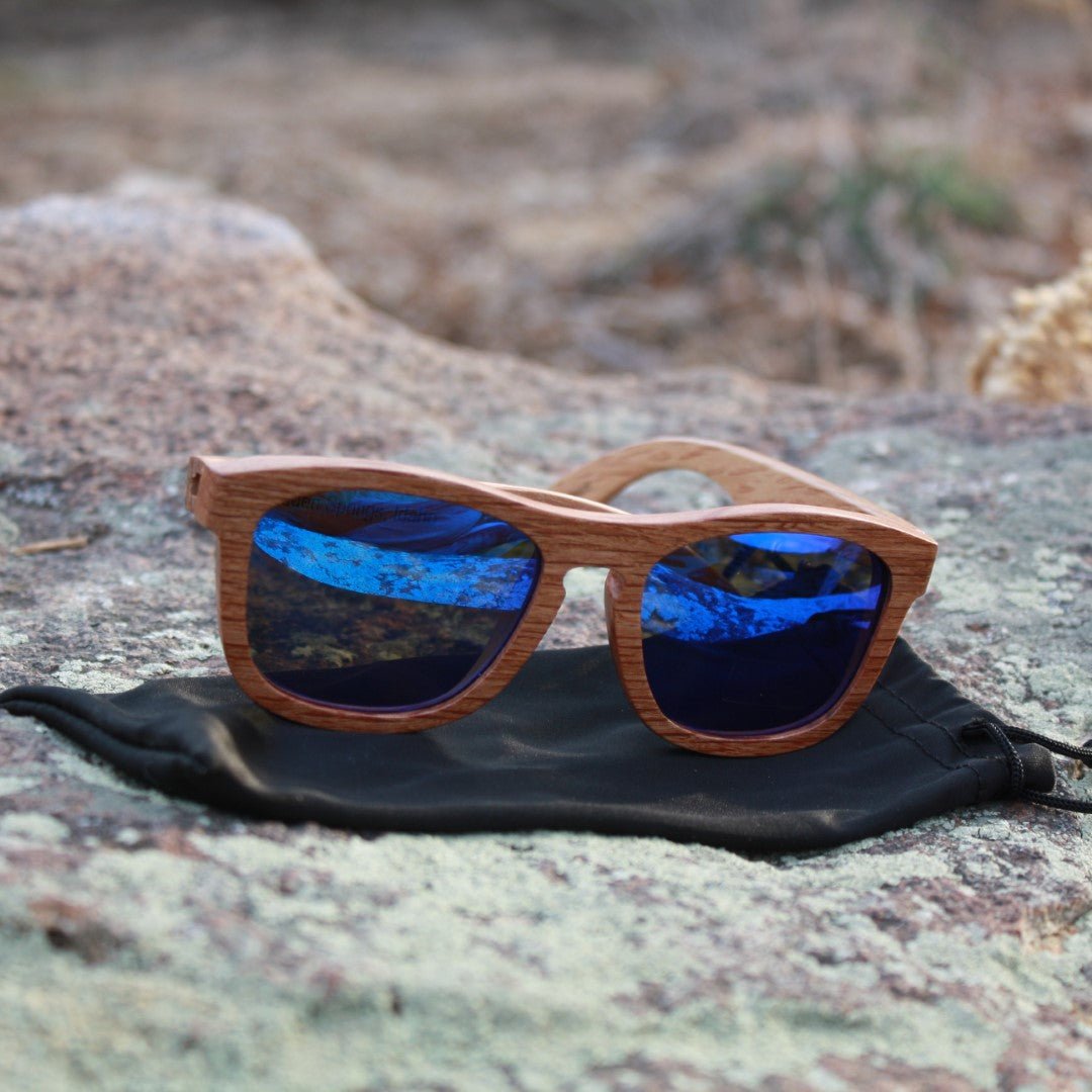 Real Zebra All Wood Jacks Sunglasses by WUDN - Che Cose Belle