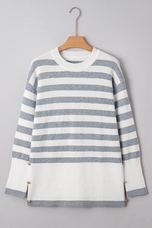 Rebecca Drop Shoulder Tunic Sweater - Che Cose Belle
