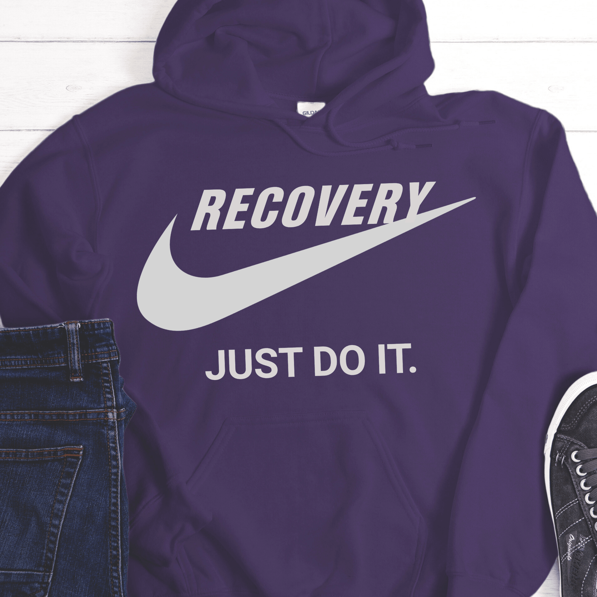 Recovery Hoodie | Inspiring Sobriety | Recovery - Just Do It - Che Cose Belle