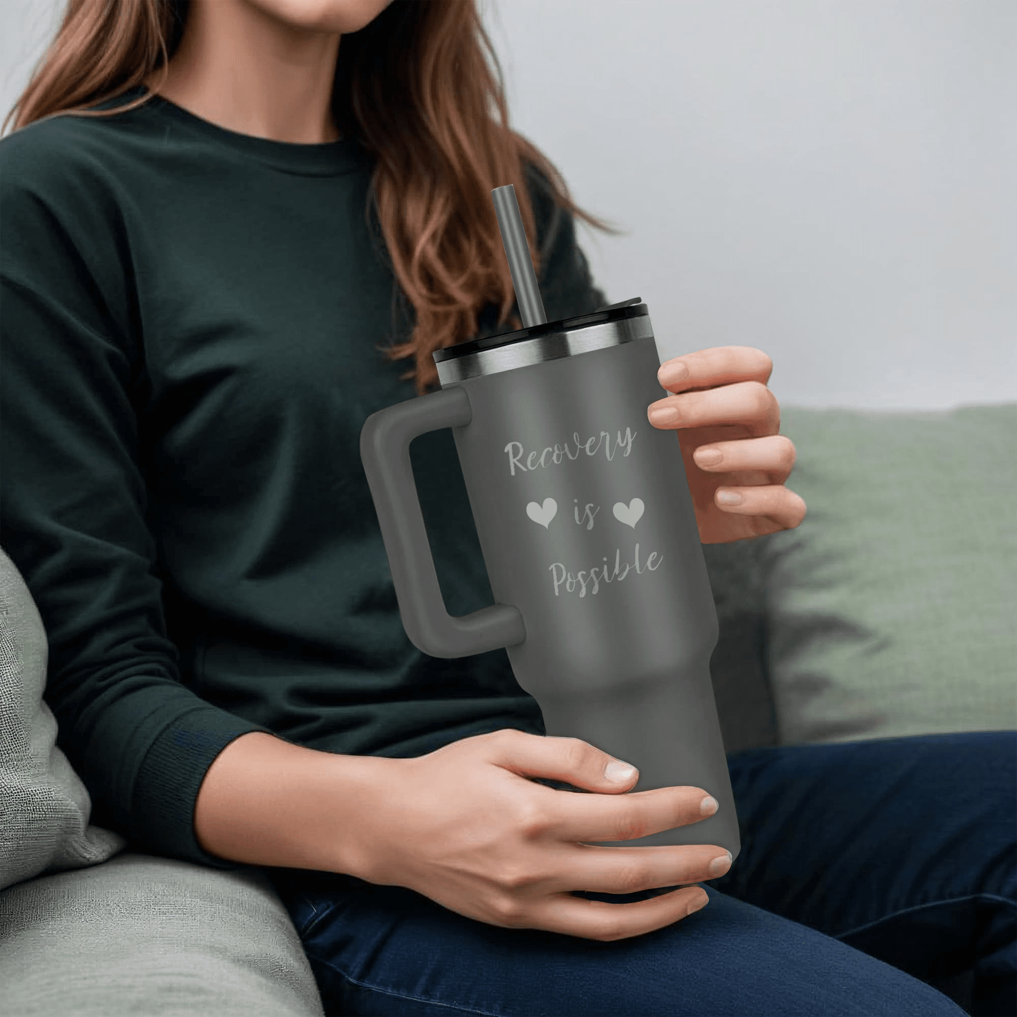 Recovery SS Tumbler | Inspiring Sobriety | Recovery Is Possible - Che Cose Belle