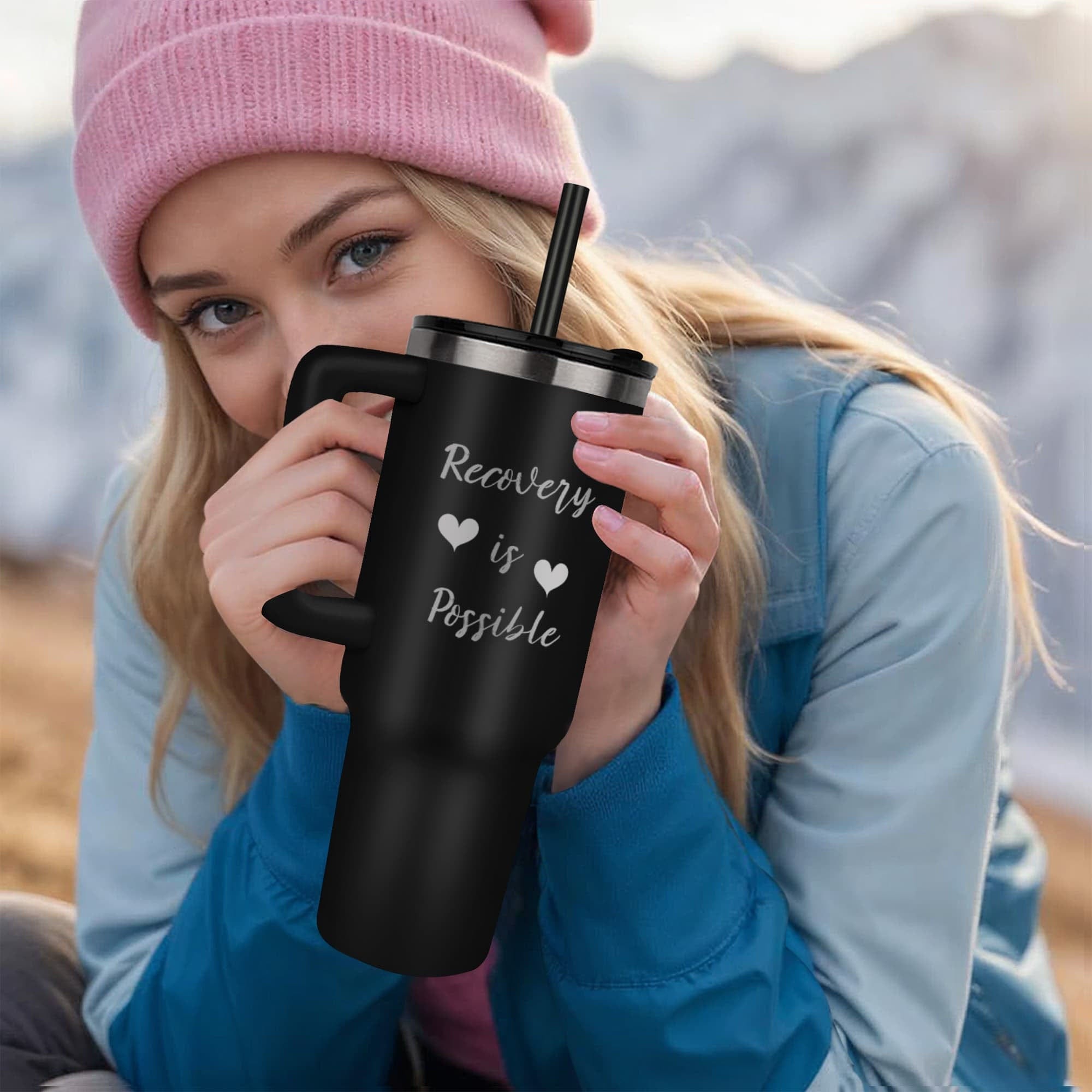 Recovery SS Tumbler | Inspiring Sobriety | Recovery Is Possible - Che Cose Belle