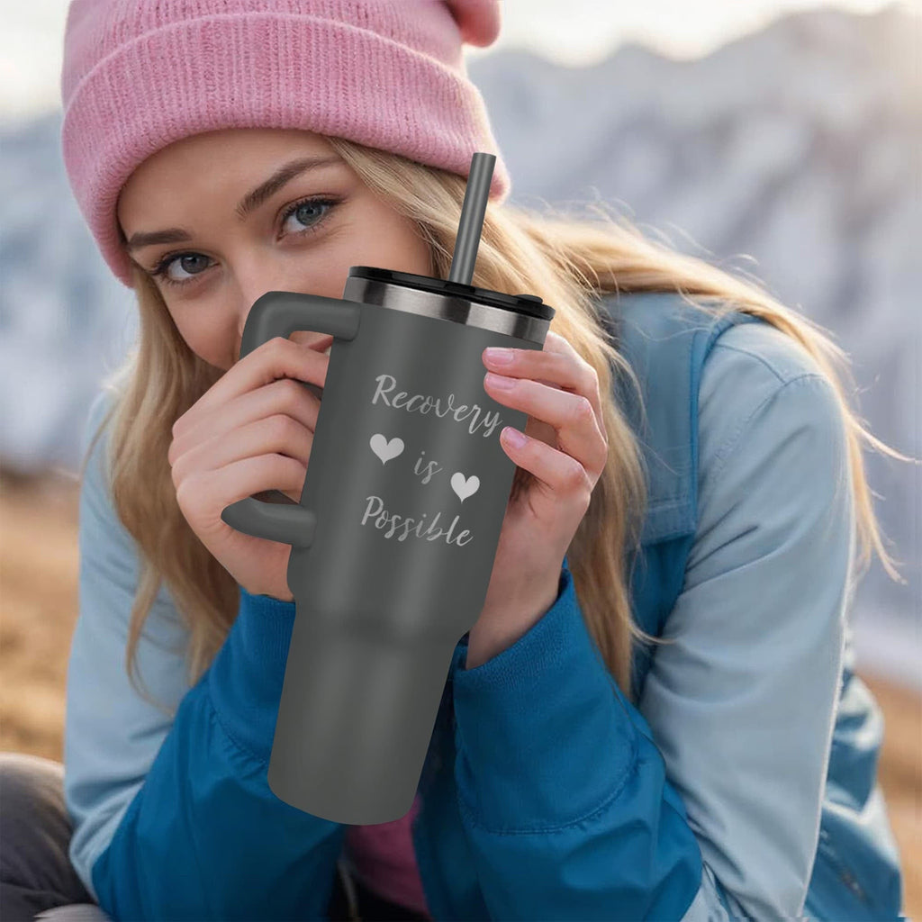 Recovery SS Tumbler | Inspiring Sobriety | Recovery Is Possible - Che Cose Belle