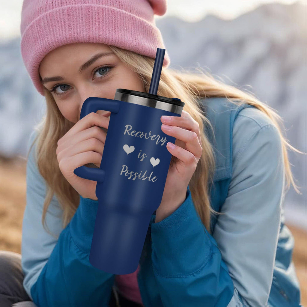 Recovery SS Tumbler | Inspiring Sobriety | Recovery Is Possible - Che Cose Belle
