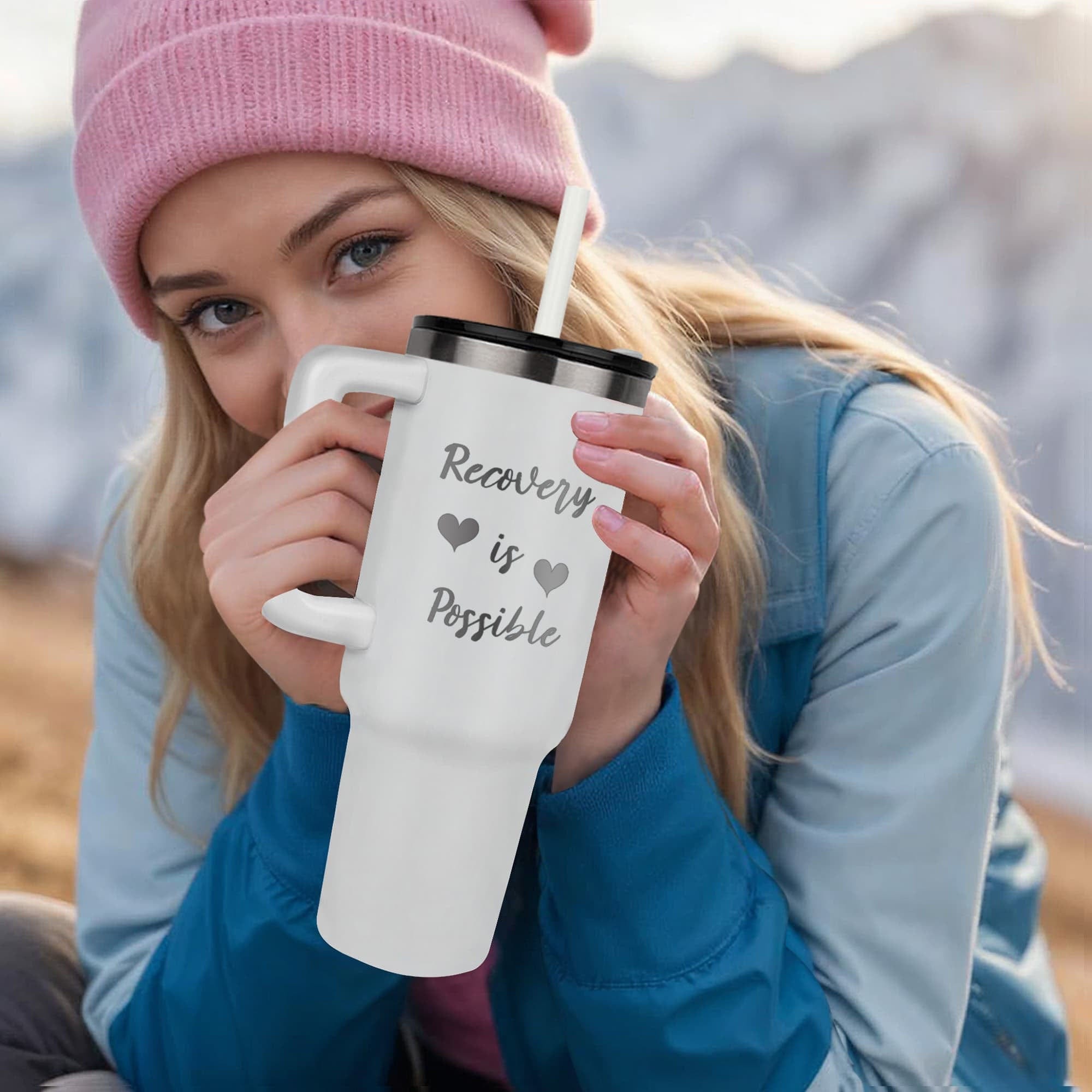 Recovery SS Tumbler | Inspiring Sobriety | Recovery Is Possible - Che Cose Belle