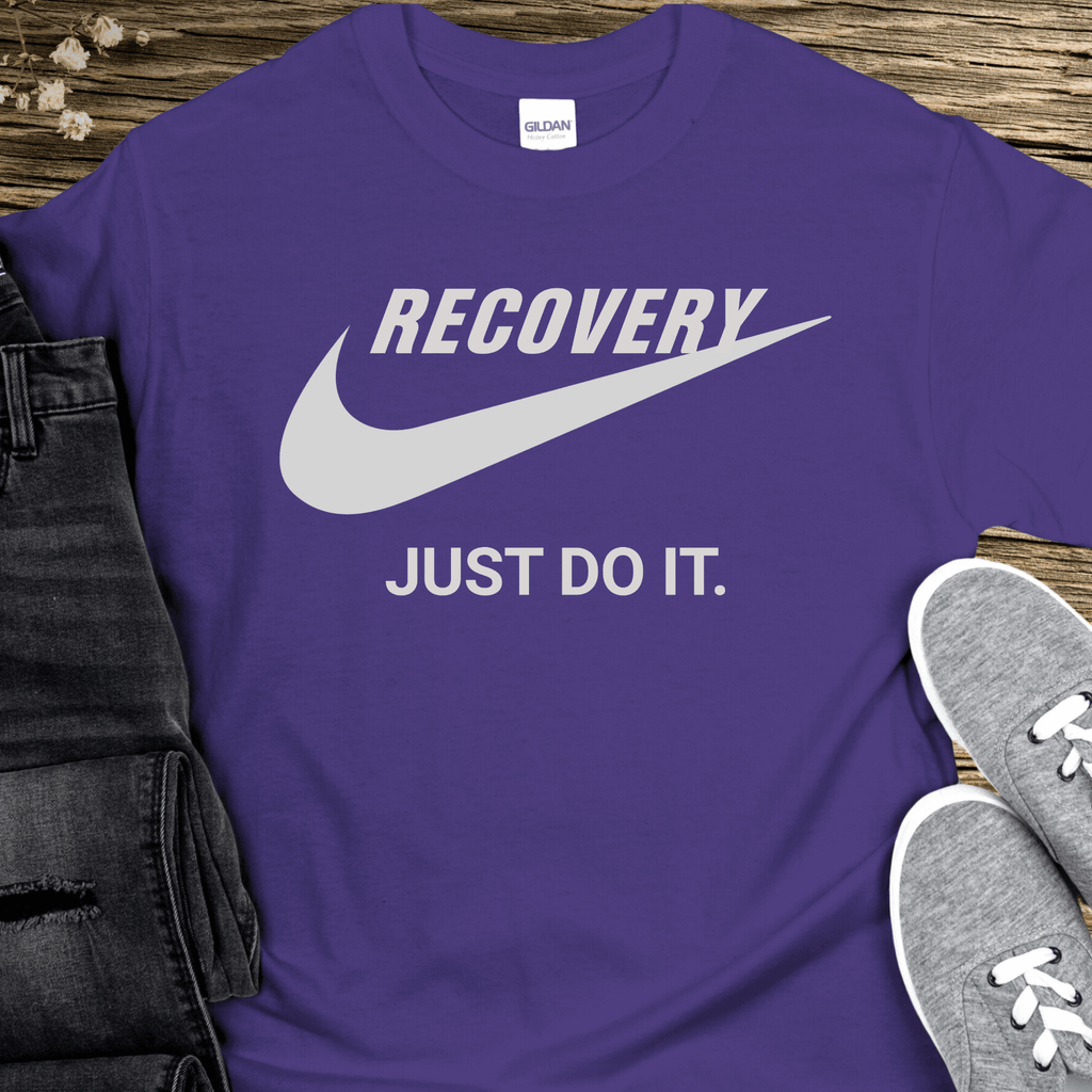 Recovery T-Shirt | Inspiring Sobriety | Recovery - Just Do It - Che Cose Belle