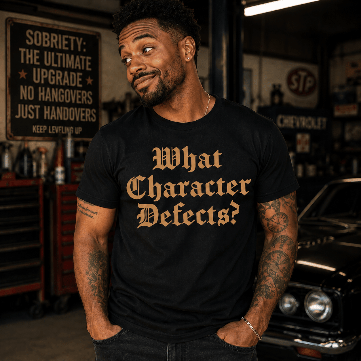 Recovery T-Shirt | Inspiring Sobriety | What Character Defects? - Che Cose Belle