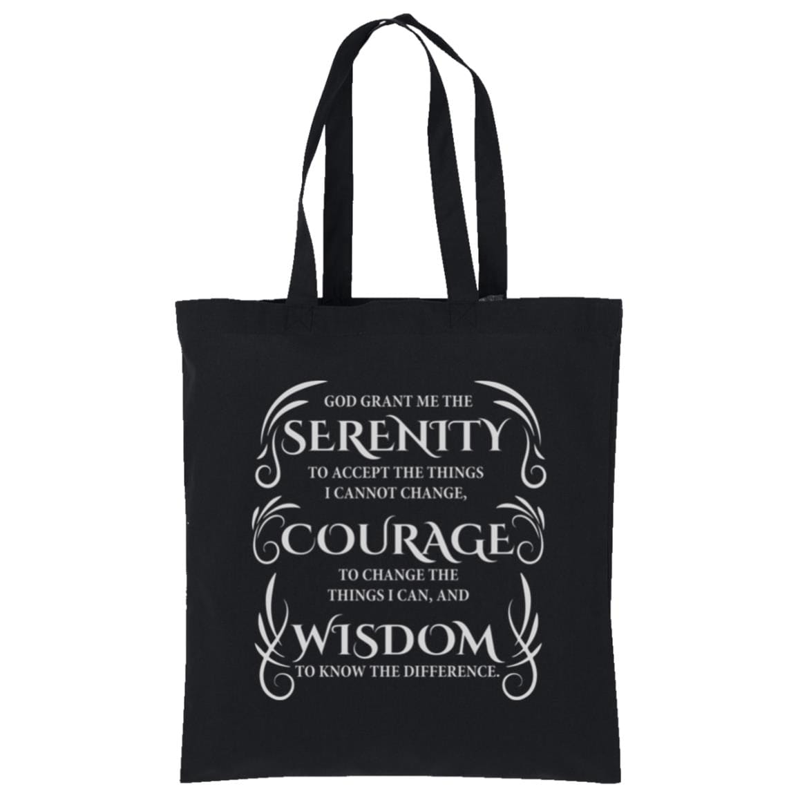 Recovery Tote | Inspiring Sobriety | Serenity Prayer - Che Cose Belle
