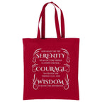 Recovery Tote | Inspiring Sobriety | Serenity Prayer - Che Cose Belle